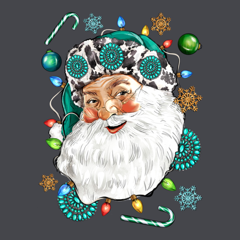 Western Santa Christmas Long Sleeve Tee by NancyCooperArtShop | Teevron