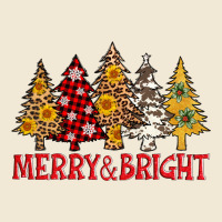 Merry And Bright Leopard Christmas Trees Premium Tee | Teevron