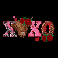Xoxo Highland Cow Ladies Tee | Teevron