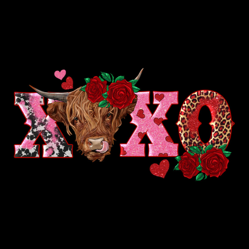 Xoxo Highland Cow Ladies Tee by RanaPortraitStore | Teevron