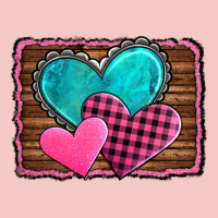 Valentine's Day Hearts Turquoise Heart Urban Heavy Tee | Teevron