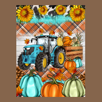 Fall Farm Tractor Air Freshener Premium Tee | Teevron