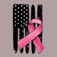 Breast Cancer Ribbon American Flag Vintage Hoodie | Teevron