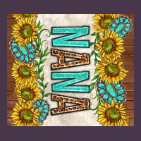 Nana Sunflowers And Turquoise Gemstones Heavyweight Hoodie | Teevron
