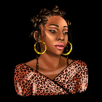 Afro Woman Ladies Tee | Teevron