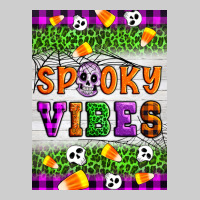 Halloween Spooky Vibes Premium Tee | Teevron