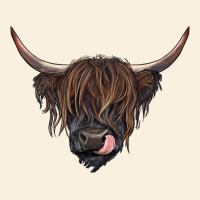 Black Highland Cow Vintage Hoodie | Teevron