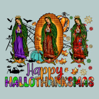 Our Lady Of Guadalupe Happy Hallothanksmas Heavy Core Tee | Teevron