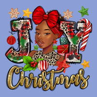 Christmas Joy Black Woman Long Sleeve Tee | Teevron
