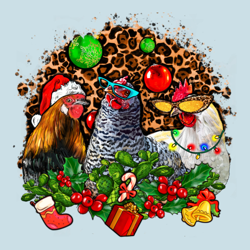 Christmas Party And Chickens Ladies Tee by AdoDesignShop | Teevron
