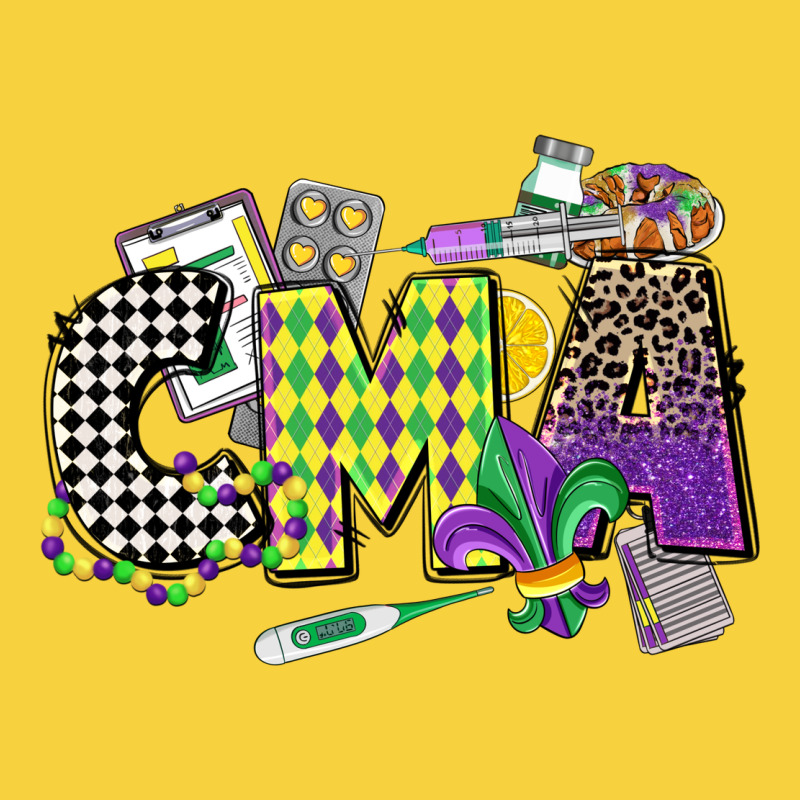 Cma Mardi Gras Certified Medical Assistant Premium Sweatshirt by CowGirlArtShop | Teevron