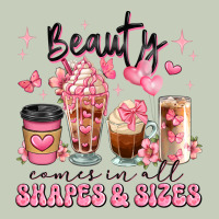 Beauty Comes In All Shapes And Sizes Coffee Cups Ladies Tee | Teevron