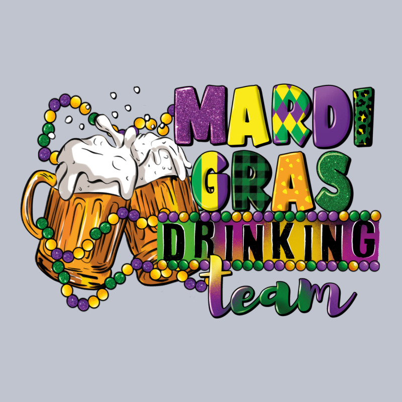 Mardi Gras Drinking Team 12 Inches 300 Dpi Premium Hoodie by CowGirlArtShop | Teevron
