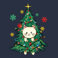 Christmas Tree Cat Heavyweight Sweatshirt | Teevron