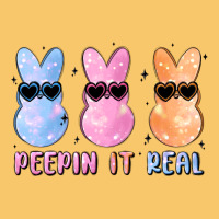 Peepin It Real Easter Glitter Vintage Hoodie | Teevron