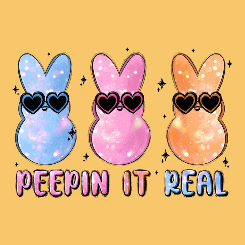 Peepin It Real Easter Glitter Vintage Hoodie by MaliasSmallBusiness | Teevron