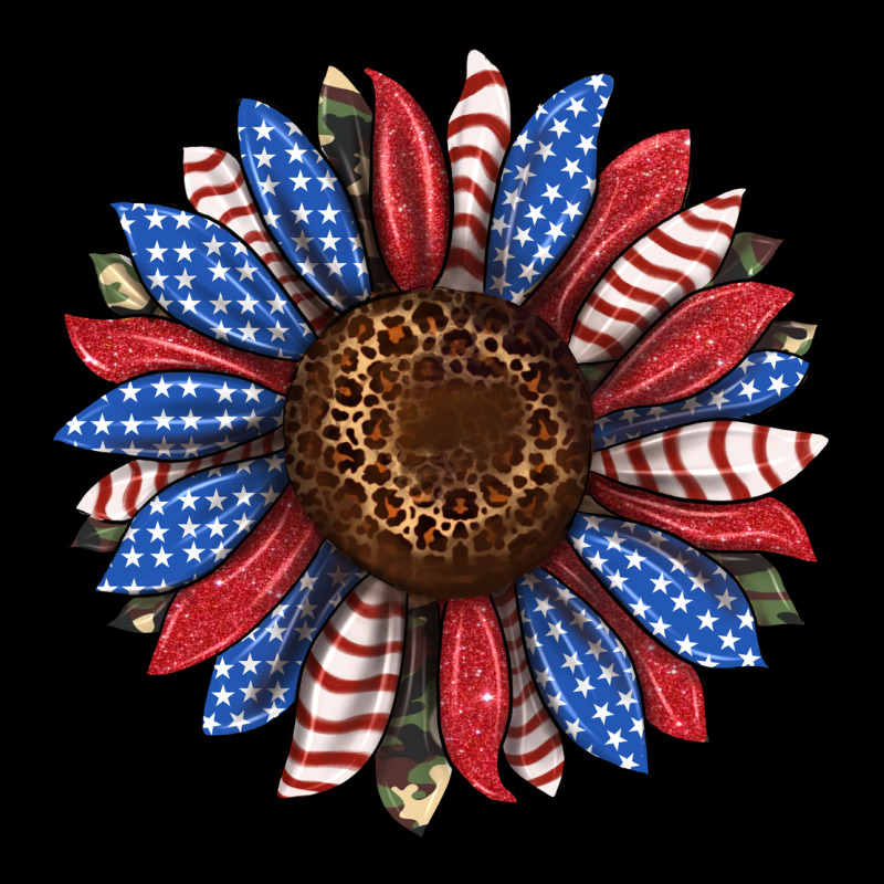 Usa Flag Camouflage Sunflower Premium Tee by JahusDesignShop | Teevron