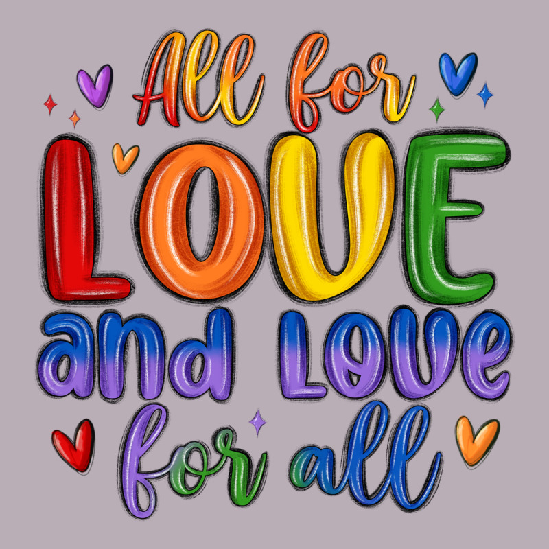 All For Love And Love For All Vintage Tee by MaliasSmallBusiness | Teevron