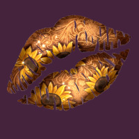 Western Sunflower Lips Premium Tee | Teevron