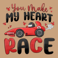 You Make My Heart Race Valentine's Day Vintage Tee | Teevron