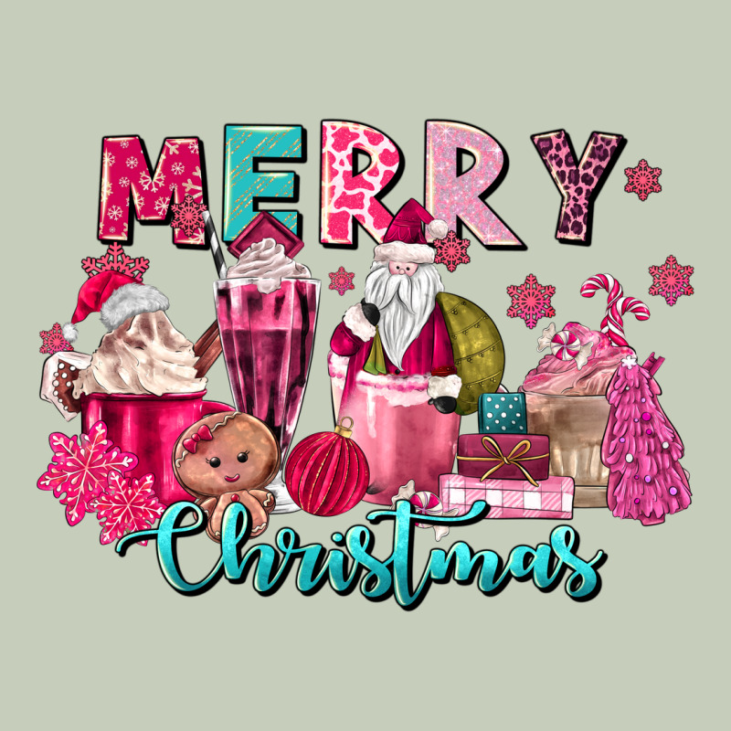 Pink Christmas Coffee Cups Long Sleeve Tee by MaliasSmallBusiness | Teevron