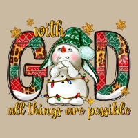 With God All Things Are Possible With Snowman Long Sleeve Tee | Teevron