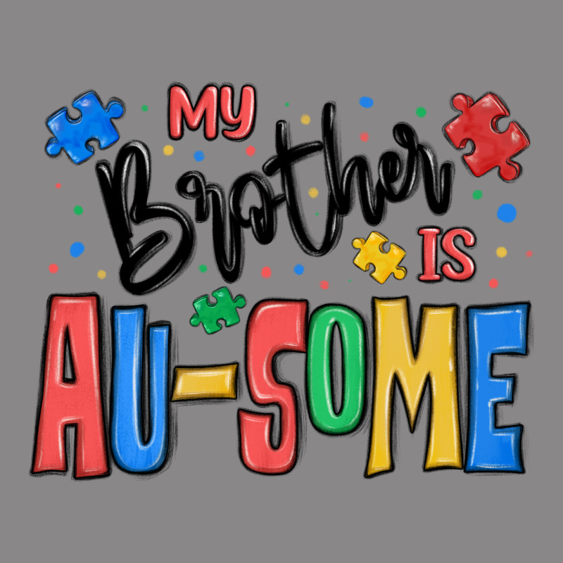 My Brother Is Ausome Autism Vintage Tee by MaliasSmallBusiness | Teevron
