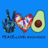 Peace Love Avocados Zipper Hoodie | Teevron
