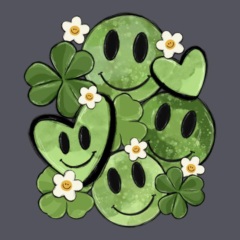 St. Patrick's Day Green Smile Vintage Hoodie by MaliasSmallBusiness | Teevron