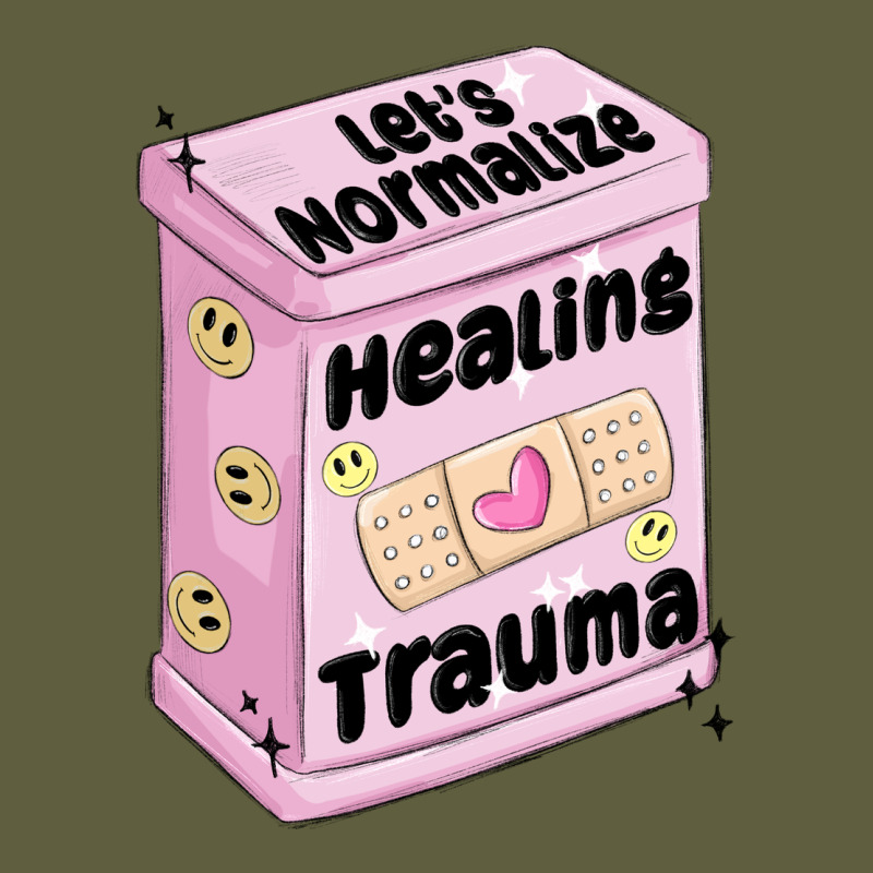 Let's Normalize Healing Trauma Vintage Tee by MaliasSmallBusiness | Teevron