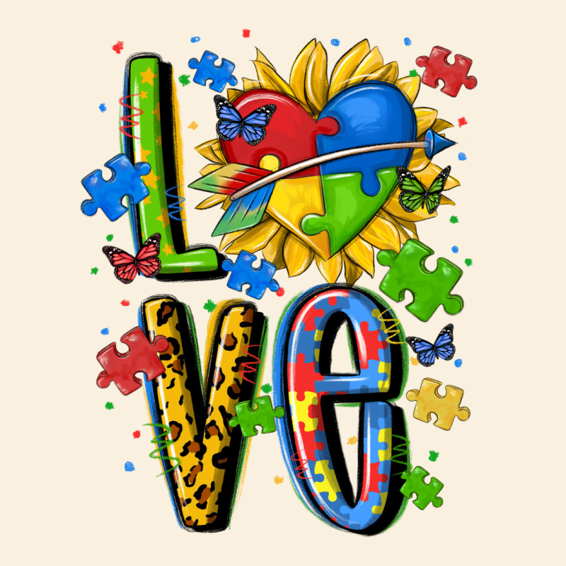 Autism Love Vintage Hoodie by MaliasSmallBusiness | Teevron