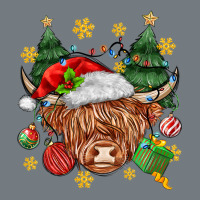 Christmas Highland Cow Heavyweight Sweatshirt | Teevron