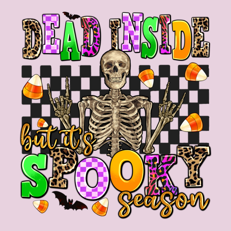 Dead Inside But It's Spooky Season Ladies Tee by AdoDesignShop | Teevron