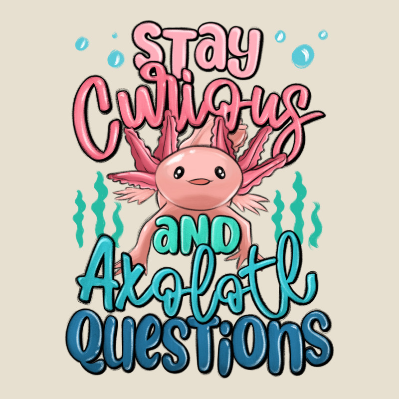 Stay Curious And Axolotl Questions Urban Heavy Tee by MaliasSmallBusiness | Teevron