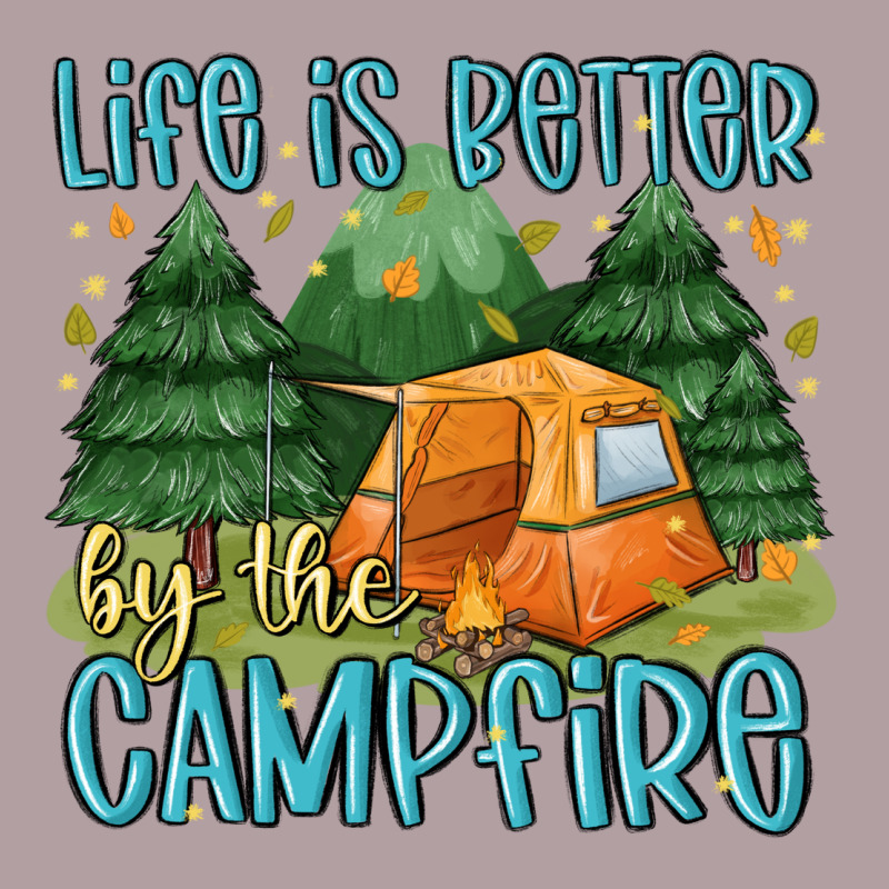 Life Is Better By The Camp Fire Vintage Hoodie by MaliasSmallBusiness | Teevron