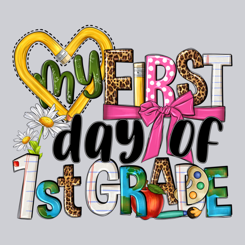 My First Day Of 1st Grade Heavyweight Sweatshirt by NancyCooperArtShop | Teevron