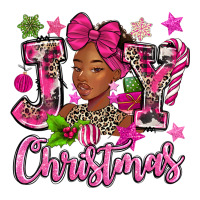pink christmas joy black woman | Teevron