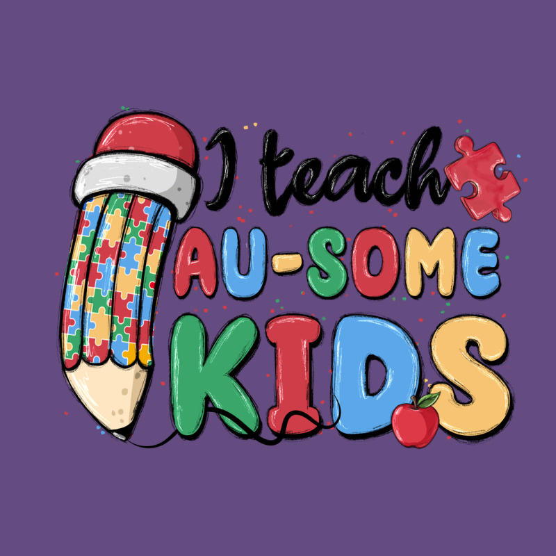 I Teac Au Some Kids Vintage Hoodie by MaliasSmallBusiness | Teevron