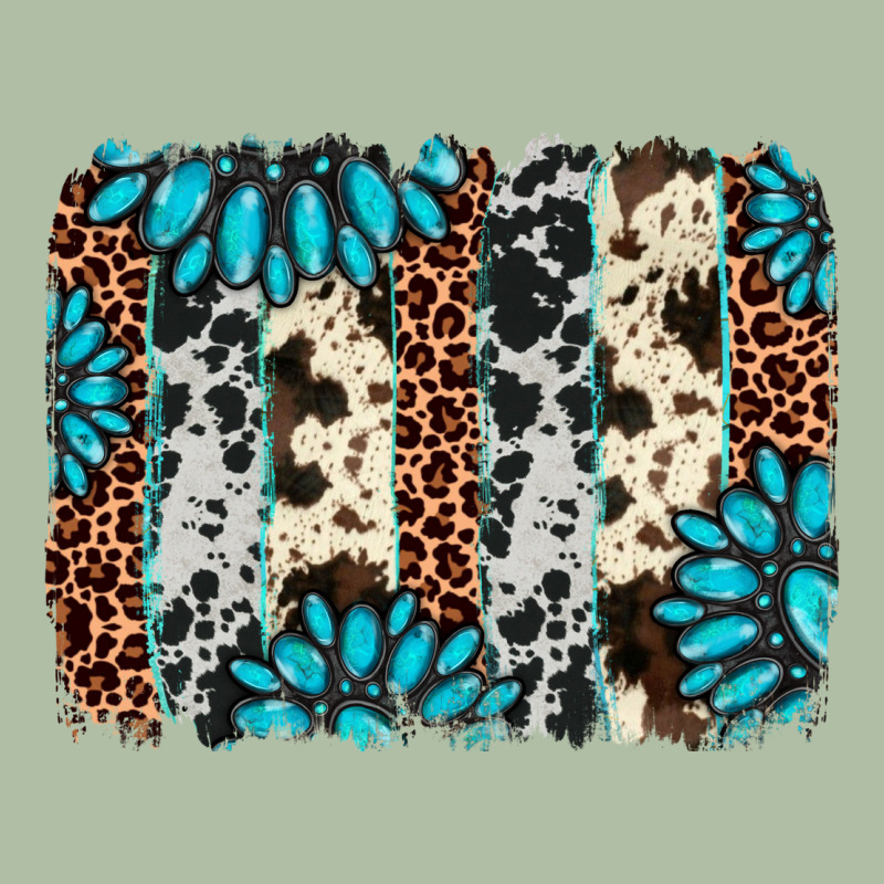 Gemstone Leopard Cowhide Brushstroke Urban Heavy Tee by AdoDesignShop | Teevron