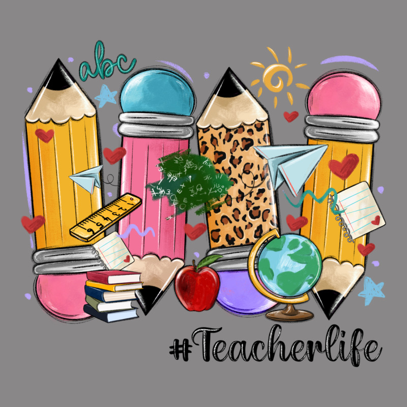Teacher Life Pencils Vintage Tee by MaliasSmallBusiness | Teevron
