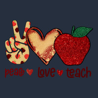 Peace Love Teach Zipper Hoodie | Teevron