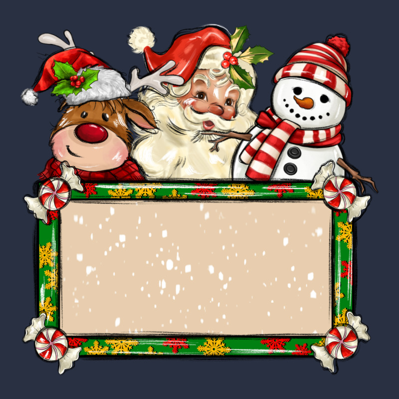 Santa Reindeer Snowman Preview And Costom Name Heavyweight Sweatshirt by MaliasSmallBusiness | Teevron