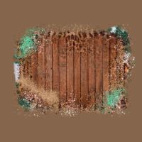 Wood Glitter Leopard Pattern Frame Premium Tee | Teevron