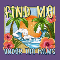 Find Me Under The Palms Vintage Hoodie | Teevron