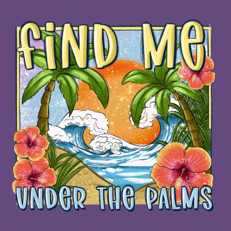 Find Me Under The Palms Vintage Hoodie by MaliasSmallBusiness | Teevron