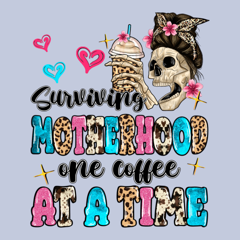 Surviving Motherhood One Coffee At A Time Long Sleeve Tee by MaliasSmallBusiness | Teevron
