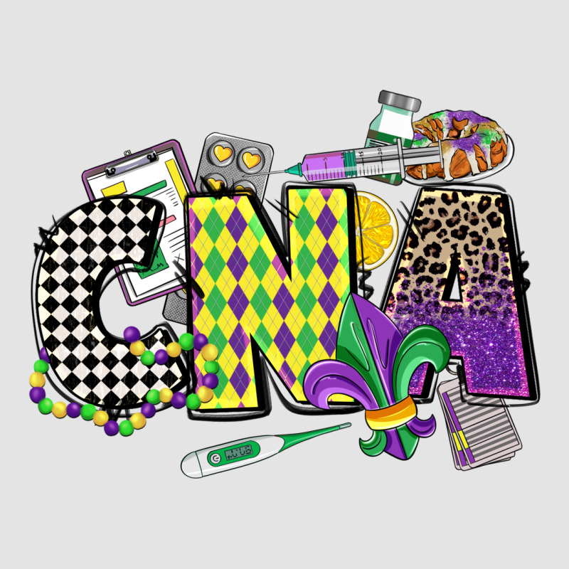 Cna Mardi Gras Certified Nursing Assistant Premium Sweatshirt by CowGirlArtShop | Teevron