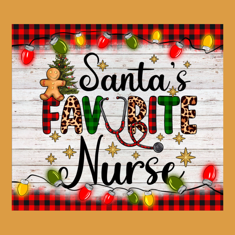 Santa's Favorite Nurse Urban Heavy Tee by AdoDesignShop | Teevron
