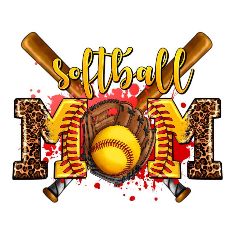 Softball Mom Premium Tee by AdoDesignShop | Teevron