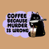 Coffee Because Murder Is Wrong Vintage Tee | Teevron